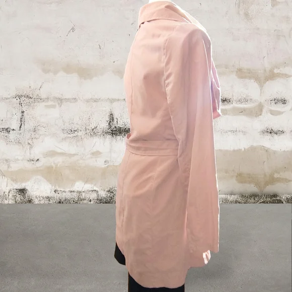 LOVE TREE 💖 | Light Pink Lightweight Trench Jacket | VGUC ✨ size S - Picture 4 of 8
